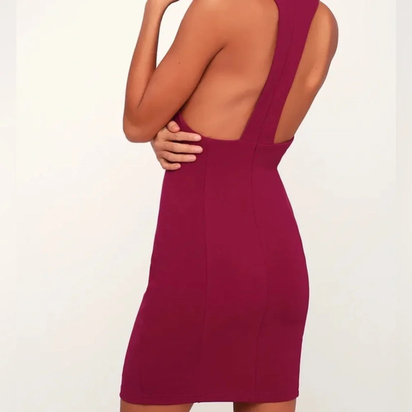 Lulus Shaken Not Stirred Magenta Sleeveless Bodycon Dress - Picture 2 of 6